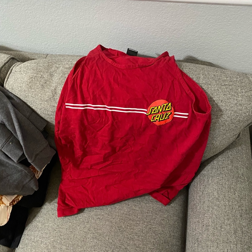 red santa cruz tank top